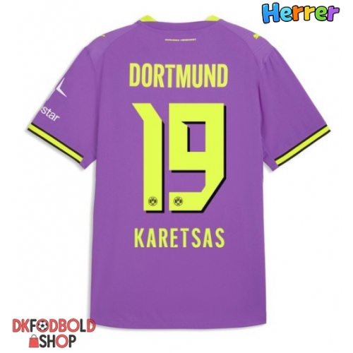 Borussia Dortmund Konstantinos Karetsas #19 Tredje trøje 2026-27 Kort ærmer